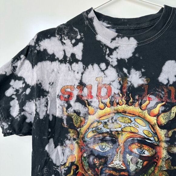 Sublime Sun Black Bleached Shirt size Medium - Picture 5 of 11